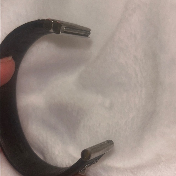 Swarvoski Hello kitty Sanrio goth Black leather Studded Bracelet - Picture 3 of 7